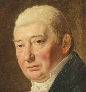 Studie til portraet af kobmand Schmidt by Christoffer Wilhelm Eckersberg Oil Painting
