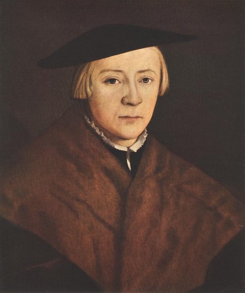 Main Product Photo of Young Man in Fur Painting by Christoph Amberger