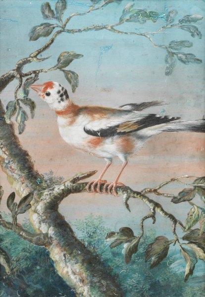 Ein Vogel Auf Einem Ast by Christoph Ludwig Agricola - Hand-Painted Oil Painting Reproduction