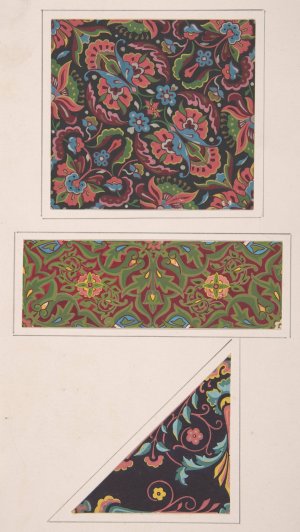 Design drawing by Christopher Dresser Oil Painting