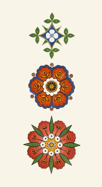 The Art of Decorative Design pl12  by Christopher Dresser - Hand-Painted Oil Painting Reproduction