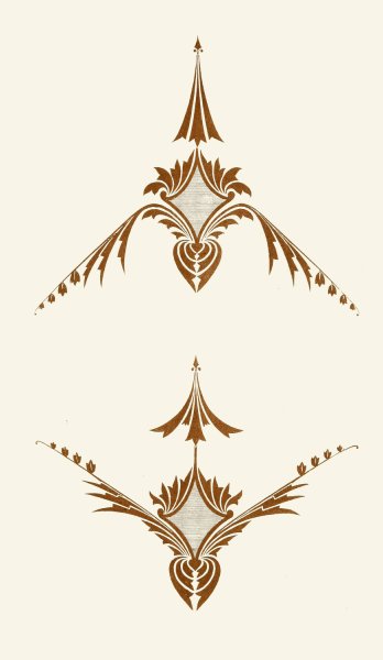 The Art of Decorative Design pl21  by Christopher Dresser - Hand-Painted Oil Painting Reproduction