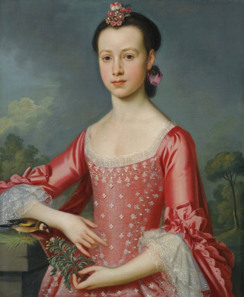 Portrait Of Miss Bache by Christopher Steele - Hand-Painted Oil Painting Reproduction