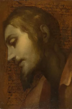 Head of Christ by Cigoli (Ludovico Cardi) Oil Painting