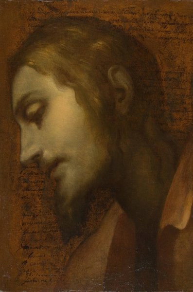 Main Product Photo of Head of Christ  Painting by Cigoli (Ludovico Cardi)