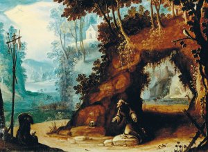 Saint Francis receiving the Stigmata by Cigoli (Ludovico Cardi) Oil Painting