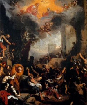 The Stoning of St Stephen by Cigoli - Oil Painting Reproduction