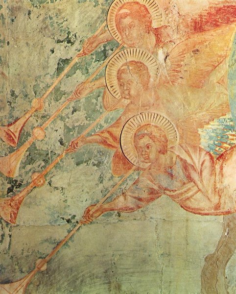 Apocalyptical Christ Detail 2 by Cimabue - Hand-Painted Oil Painting Reproduction