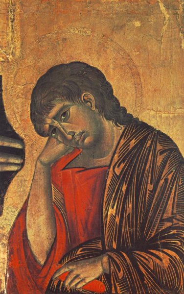 Crucifix Detail II by Cimabue - Hand-Painted Oil Painting Reproduction