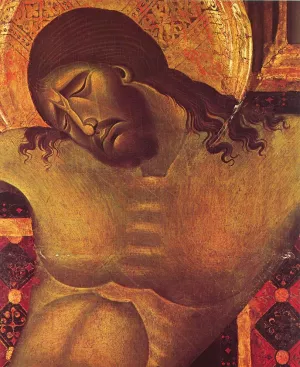 Crucifix Detail by Cimabue Oil Painting