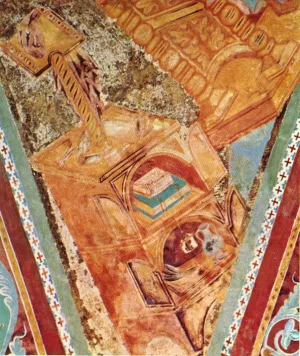 St John Detail painting by Cimabue