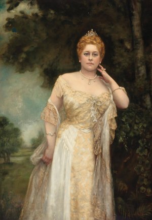 Auguste Viktoria by Clara Murray Hawkes Oil Painting