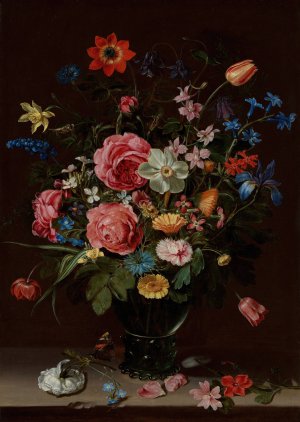 A Bouquet of Flowers by Clara Peeters Oil Painting