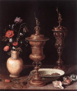 Still-Life with Flowers and Goblets