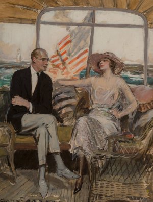 The Cruise by Clarence F. Underwood Oil Painting