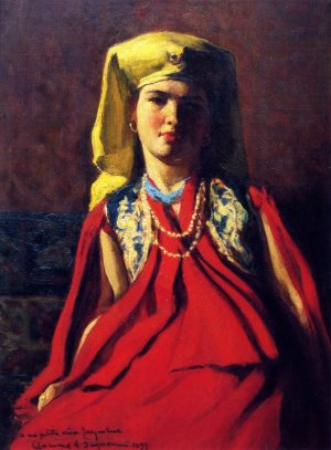 Armenian Woman Oil painting by Clarence Gagnon