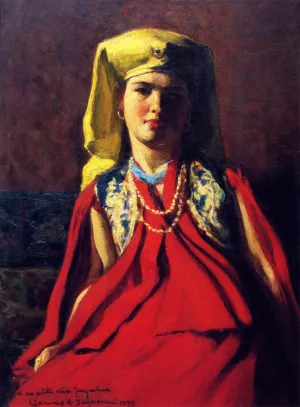 Armenian Woman by Clarence Gagnon - Oil Painting Reproduction