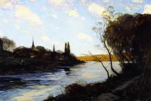 Cirquebeuf-sur-Seine painting by Clarence Gagnon