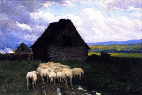 Main Product Photo of Clearing Weather, Beaupr? Painting by Clarence Gagnon