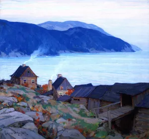 Evening on the North Shore by Clarence Gagnon - Oil Painting Reproduction