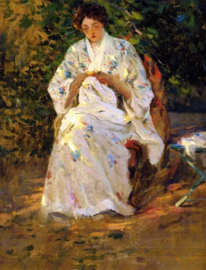 Katherine Oil painting by Clarence Gagnon