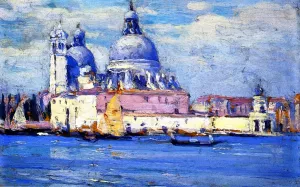 La Salute, Venice painting by Clarence Gagnon