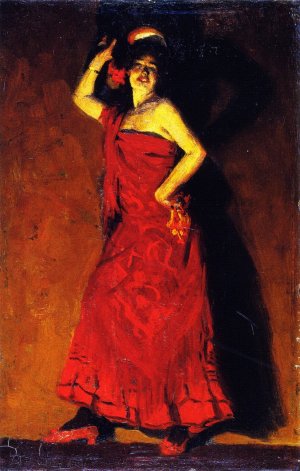 Spanish Dancer Oil painting by Clarence Gagnon