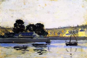 The River Rance at La Hisse by Clarence Gagnon Oil Painting