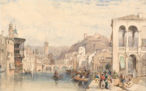 Verona by Clarkson Stanfield Oil Painting