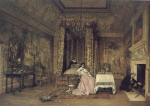 Discarded Love Letters by Claude Andrew Calthrop Oil Painting