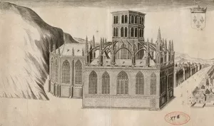 The Chapel of Notre-Dame de Lisieux by Claude Chastillon Oil Painting