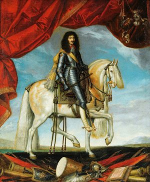 Portrait of the duke of lorraine by Claude Deruet Oil Painting