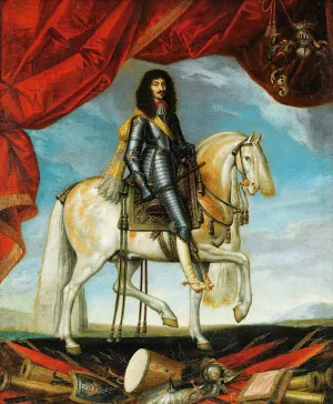 Portrait of the duke of lorraine by Claude Deruet Oil Painting