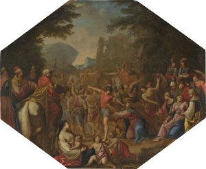 Road to Calvary by Claude Deruet Oil Painting