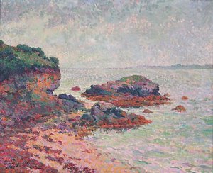 Cote Rocheuse en Bretagne by Claude-Emil Schuffenecker Oil Painting