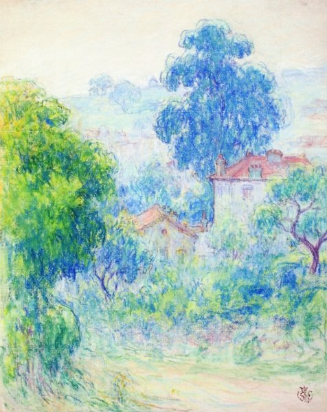 Main Product Photo of Houses in a Garden Painting by Claude-Emil Schuffenecker