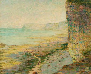 Falaises a Marees Basse by Claude Emile Schuffenecker Oil Painting