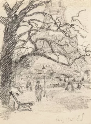 Paris, Champs de Mars by Claude Emile Schuffenecker Oil Painting
