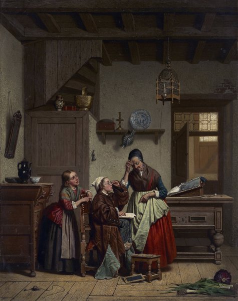 Main Product Photo of Children's Game  Painting by Claude Joseph Grips