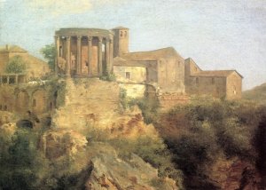 View at Tivoli by Claude-Joseph Vernet Oil Painting