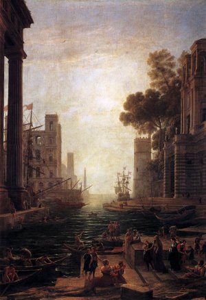Embarkation of St Paula Romana at Ostia