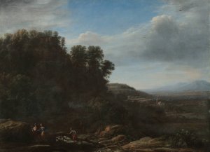Italian Landscape by Claude Lorrain Oil Painting