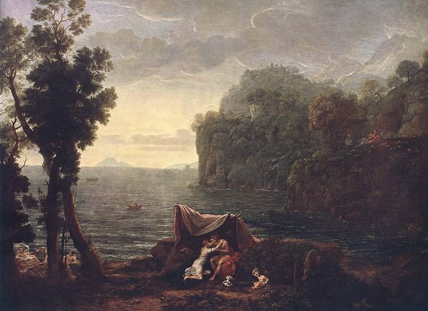 Main Product Photo of Landscape with Acis and Galathe Painting by Claude Lorrain