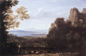 Landscape with Apollo and Mercury