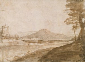 Landscape by Claude Lorrain Oil Painting