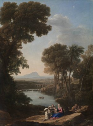 Rest on the Flight into Egypt by Claude Lorrain Oil Painting