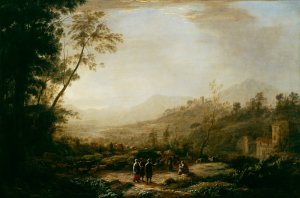 Sunrise by Claude Lorrain Oil Painting