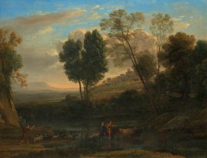 Sunrise by Claude Lorrain Oil Painting