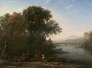 The Ford by Claude Lorrain Oil Painting