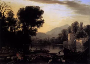 The Mill by Claude Lorrain - Oil Painting Reproduction
